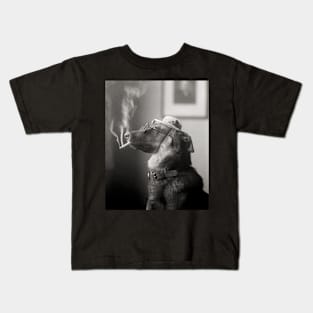 Portrait of a Dog, 1923. Vintage Photo Kids T-Shirt